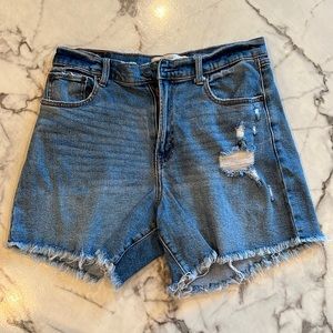 A&F Dad Short High Rise Denim